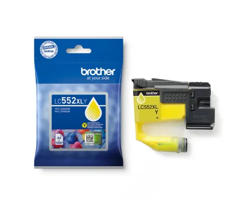 Cartuș de cerneală original Brother LC-552XL, MFC-J3660/90, 1500 pagini/5%, Galben